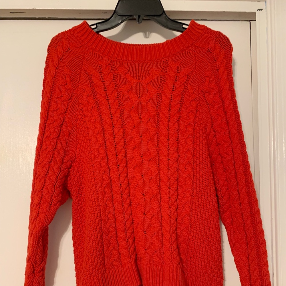 Red sweater